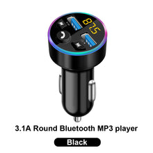 Load image into Gallery viewer, Car MP3 Player Car Bluetooth Receiver FM Transmitter Modulator Car Wireless Bluetooth 5.0 USB Fast Charger Music Hands Free Car Kit
