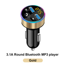Load image into Gallery viewer, Car MP3 Player Car Bluetooth Receiver FM Transmitter Modulator Car Wireless Bluetooth 5.0 USB Fast Charger Music Hands Free Car Kit
