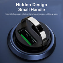 Load image into Gallery viewer, 200W Mini Car Dual Port USB Charger Lighter Fast Charging Cigarette Lighter Socket 100w PD Usb Type C Dual Ports Invisible Metal Charger
