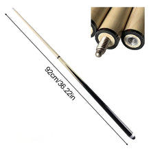 Load image into Gallery viewer, 50-145CM Single Double Section Children's Ash Wood Cue Stick Billiard Game Table Special Rod

