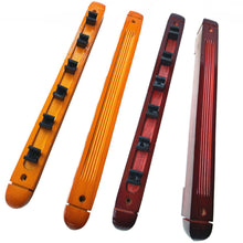 Load image into Gallery viewer, 1PC Six-Hole Solid Wood Snap-On Wall Mount Pool Cue Holder Prevent The Pool Cue From Deforming Billiard Supplies Accessories
