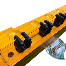 Load image into Gallery viewer, 1PC Six-Hole Solid Wood Snap-On Wall Mount Pool Cue Holder Prevent The Pool Cue From Deforming Billiard Supplies Accessories
