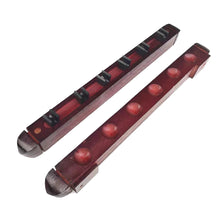 Load image into Gallery viewer, 1PC Six-Hole Solid Wood Snap-On Wall Mount Pool Cue Holder Prevent The Pool Cue From Deforming Billiard Supplies Accessories
