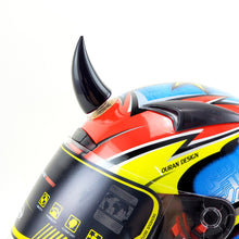 Load image into Gallery viewer, 2Pcs Rubber Motorcycle Helmet Corner Horn Decoration Accessories with Suction Cup Soft Horn Headwear
