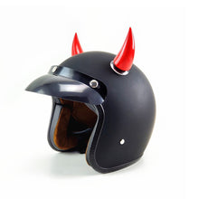 Load image into Gallery viewer, 2Pcs Rubber Motorcycle Helmet Corner Horn Decoration Accessories with Suction Cup Soft Horn Headwear
