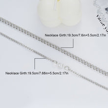 Load image into Gallery viewer, 2Pcs/pair Fashion Stainless Steel Couple Bracelets Heart Charm Creative Chain Bracelets Jewelry Gift For Women Men
