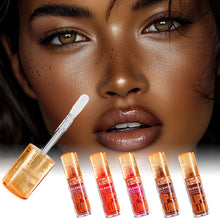 Load image into Gallery viewer, Water-light Lip Oil Lip Gloss Mirror Gloss Pearl Gloss Lip Gloss Liquid Lipstick Lip Protection Oil Transparent Lip Gloss
