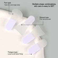 Load image into Gallery viewer, Mini Portable Silicone Facial Mask Brush Beauty Skin Care Box Mud Film Brush Facial Smear Type Beauty Makeup Brush Set
