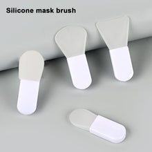 Load image into Gallery viewer, Mini Portable Silicone Facial Mask Brush Beauty Skin Care Box Mud Film Brush Facial Smear Type Beauty Makeup Brush Set
