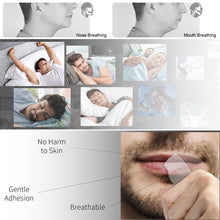 Load image into Gallery viewer, Adult Sleep Mouth Strips Anti-snoring Breathing Correction Stickers Physical Improving Mouth Breathing Soft Mouth Strips

