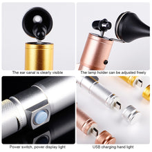 Load image into Gallery viewer, Ear Picking Handheld Light Inspection Otoscope USB Charging Professional Ear Picking Handheld Light LED Light Emitting Ear Picking Ear Light
