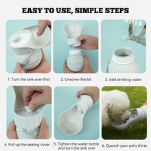 Load image into Gallery viewer, Folding Pet Outdoor Water Bottle Walking Mug Portable Travel Drinking Bottle Puppy Cats Dogs Water Dispenser Cup Supplies
