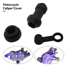 Load image into Gallery viewer, 3Pcs/Set Motorcycle Scooter Rubber Brake Cover Upper and Lower Pump Caliper Shock Absorber Sleeve Dust Disc Pump Waterproof with Cap
