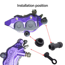 Load image into Gallery viewer, 3Pcs/Set Motorcycle Scooter Rubber Brake Cover Upper and Lower Pump Caliper Shock Absorber Sleeve Dust Disc Pump Waterproof with Cap
