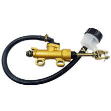 Load image into Gallery viewer, Motorcycle Rear Brake Pump Foot Hydraulic Refit Rear Brake Master Cylinder Pump with Tube For Suzuki Kawasaki Honda
