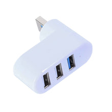 Load image into Gallery viewer, USB 2.0 Hub USB Hub 2.0 Multi USB Splitter Hub Rotatable 3 Port Multiple Expander Splitter Mini USB 2.0 Hub Computer Accessories
