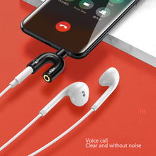 Load image into Gallery viewer, U Type Adapter Dual 3.5 MM Headphone Plug Audio Cables Splitter Microphone 2 In 1 Swivel Connector Audio Converter
