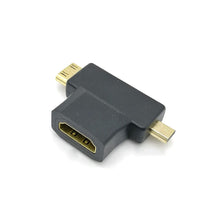 Load image into Gallery viewer, HDMI-Compatible Adapter 90 270 Degree Right Angle Male to Female Converter 4K HD Connector Mini / Micro HDMI-Compatible Extender
