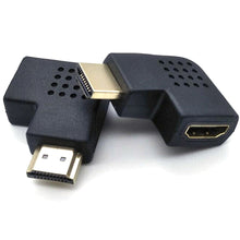 Load image into Gallery viewer, HDMI-Compatible Adapter 90 270 Degree Right Angle Male to Female Converter 4K HD Connector Mini / Micro HDMI-Compatible Extender
