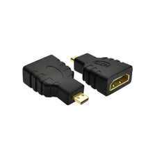 Load image into Gallery viewer, HDMI-Compatible Adapter 90 270 Degree Right Angle Male to Female Converter 4K HD Connector Mini / Micro HDMI-Compatible Extender
