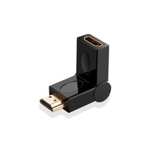 Load image into Gallery viewer, HDMI-Compatible Adapter 90 270 Degree Right Angle Male to Female Converter 4K HD Connector Mini / Micro HDMI-Compatible Extender
