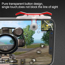 Load image into Gallery viewer, 1 Pair PUBG Auxiliary Button Mobile Game Controller Shooting Handle Fast Pressure Gun Left And Right Available
