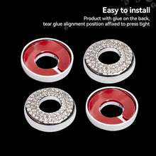 Load image into Gallery viewer, 4Pcs Car Door Bolt Lock Pin Crystal Switch Button Ring Lift Bolt Sticker For BMW 1 3 5 7 Series X1 X3 X4 X5 X6
