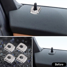 Load image into Gallery viewer, 4Pcs Car Door Bolt Lock Pin Crystal Switch Button Ring Lift Bolt Sticker For BMW 1 3 5 7 Series X1 X3 X4 X5 X6
