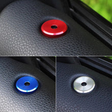 Load image into Gallery viewer, 4Pcs Aluminium Alloy Car Rear Door Lock Pin Knob Switch Button Ring Interior Accessories for Porsche Panamera Cayenne Macan
