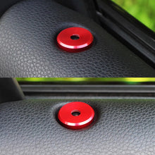 Load image into Gallery viewer, 4Pcs Aluminium Alloy Car Rear Door Lock Pin Knob Switch Button Ring Interior Accessories for Porsche Panamera Cayenne Macan
