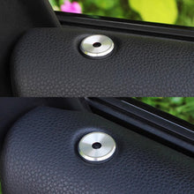 Load image into Gallery viewer, 4Pcs Aluminium Alloy Car Rear Door Lock Pin Knob Switch Button Ring Interior Accessories for Porsche Panamera Cayenne Macan
