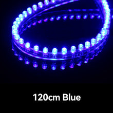 Load image into Gallery viewer, 24cm/48cm/72cm/96cm/120cm Motorcycle F5 Round Lamp Beads LED Strip Light Flexible Tape Rope Stripe Ray Tape Lamp Car Interior Atmosphere Lights 12V
