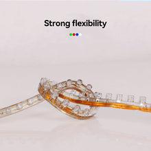 Load image into Gallery viewer, 24cm/48cm/72cm/96cm/120cm Motorcycle F5 Round Lamp Beads LED Strip Light Flexible Tape Rope Stripe Ray Tape Lamp Car Interior Atmosphere Lights 12V
