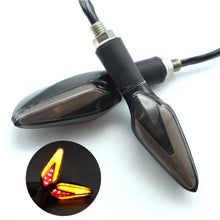 Load image into Gallery viewer, 2Pcs Motorbike Dynamic LED Lamp Scooter Accessories Motorcycle Turn Signals Flowing LED Tail Light Dual Colors
