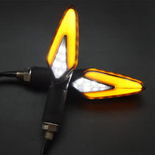 Load image into Gallery viewer, 2Pcs Motorbike Dynamic LED Lamp Scooter Accessories Motorcycle Turn Signals Flowing LED Tail Light Dual Colors
