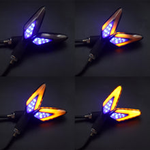 Load image into Gallery viewer, 2Pcs Motorbike Dynamic LED Lamp Scooter Accessories Motorcycle Turn Signals Flowing LED Tail Light Dual Colors
