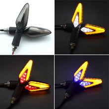 Load image into Gallery viewer, 2Pcs Motorbike Dynamic LED Lamp Scooter Accessories Motorcycle Turn Signals Flowing LED Tail Light Dual Colors
