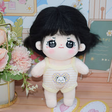 Load image into Gallery viewer, 20CM Cotton Doll Rompers Cartoon Plush Doll Replacement Outfit Playing House Accessories Mini Clothes
