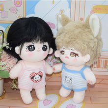 Load image into Gallery viewer, 20CM Cotton Doll Rompers Cartoon Plush Doll Replacement Outfit Playing House Accessories Mini Clothes
