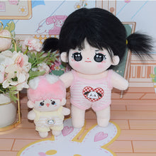 Load image into Gallery viewer, 20CM Cotton Doll Rompers Cartoon Plush Doll Replacement Outfit Playing House Accessories Mini Clothes
