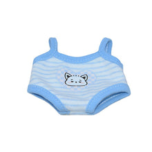 Load image into Gallery viewer, 20CM Cotton Doll Rompers Cartoon Plush Doll Replacement Outfit Playing House Accessories Mini Clothes
