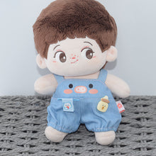 Load image into Gallery viewer, 20CM Cotton Doll Rompers Cartoon Plush Doll Replacement Outfit Playing House Accessories Mini Clothes
