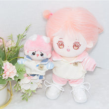 Load image into Gallery viewer, 20CM Cotton Doll Rompers Cartoon Plush Doll Replacement Outfit Playing House Accessories Mini Clothes

