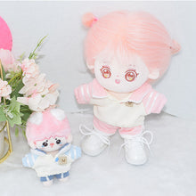 Load image into Gallery viewer, 20CM Cotton Doll Rompers Cartoon Plush Doll Replacement Outfit Playing House Accessories Mini Clothes
