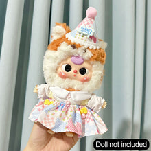 Load image into Gallery viewer, For Baby 3 Years Old Rompers Cartoon Plush Doll Replacement Outfit Playing House Accessories Mini Clothes
