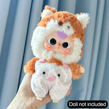 Load image into Gallery viewer, For Baby 3 Years Old Rompers Cartoon Plush Doll Replacement Outfit Playing House Accessories Mini Clothes
