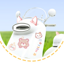 Load image into Gallery viewer, 2Pcs Motorcycle Helmet Cat Ears Motocross Electric Car Helmet Accessories Driving Styling Helmet Decroation
