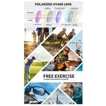 Load image into Gallery viewer, Fashion Polarized Sunglasses Three Color Sports Sun Glasses Men Women Outdoor Cycling Glasses Protective Driving Goggle Fishing UV400 Eyewear
