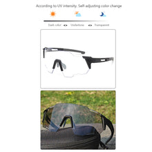 Load image into Gallery viewer, Fashion Photochromic Cycling Glasses Road Riding Bike Sunglasses Windproof Sports Sun Glasses Men Women Bicycle Goggle Outdoor UV400 Eyewear
