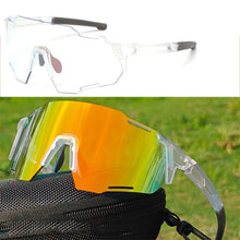 Load image into Gallery viewer, Fashion Photochromic Cycling Glasses Road Riding Bike Sunglasses Windproof Sports Sun Glasses Men Women Bicycle Goggle Outdoor UV400 Eyewear
